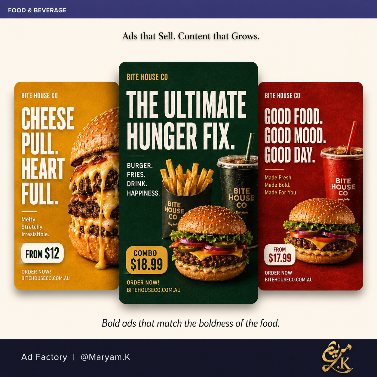 Bite House CO (Branding Sample Carousel) — slide 4