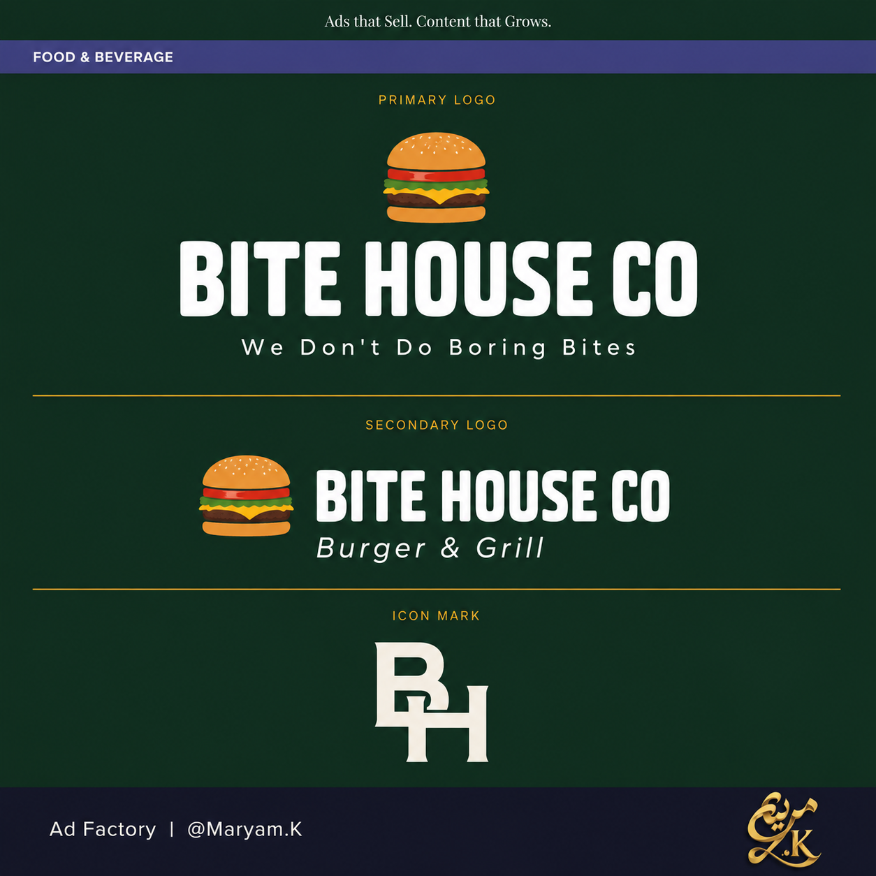 Bite House CO (Branding Sample Carousel) — slide 7