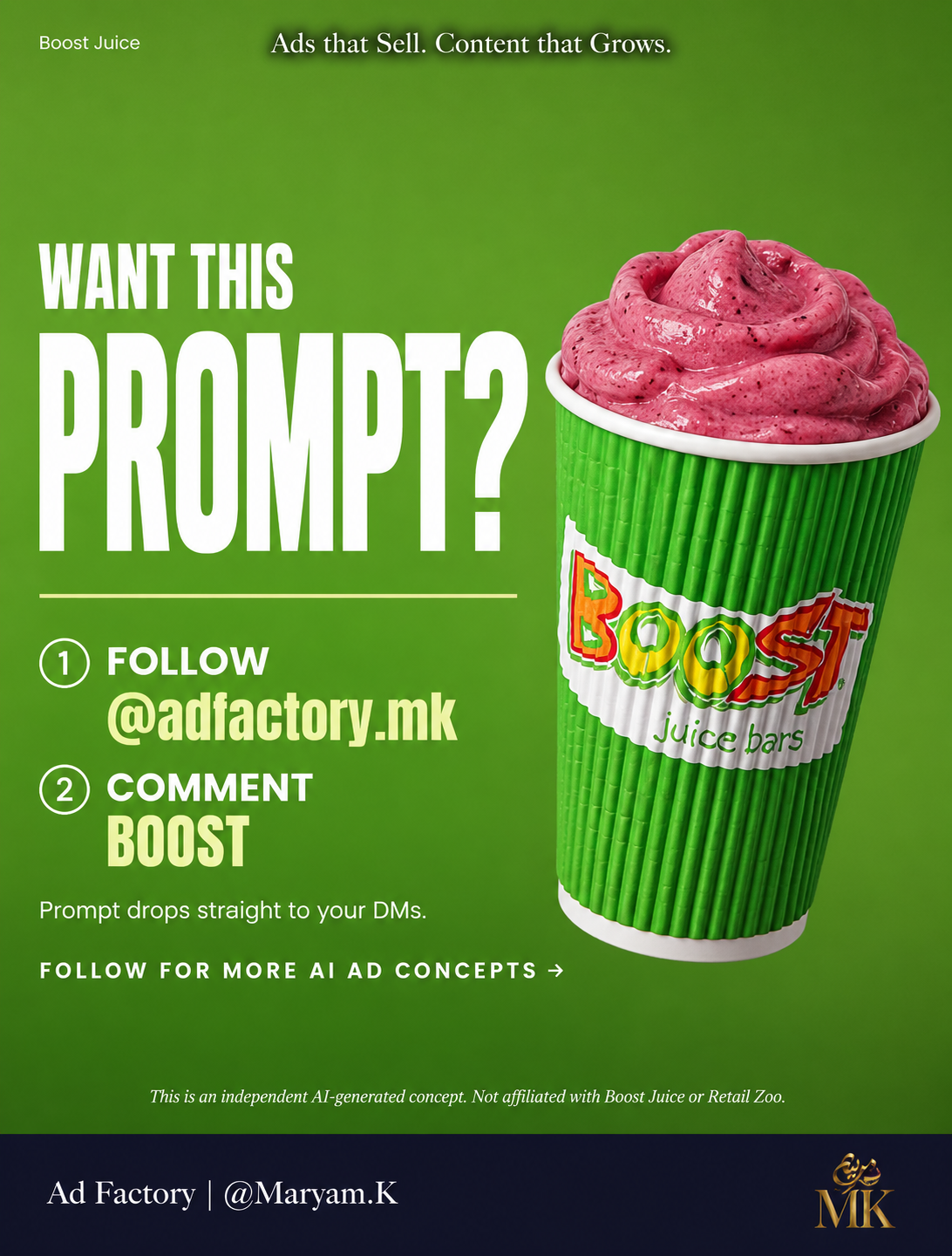 Boost Juice Branding Sample Carousel — slide 11