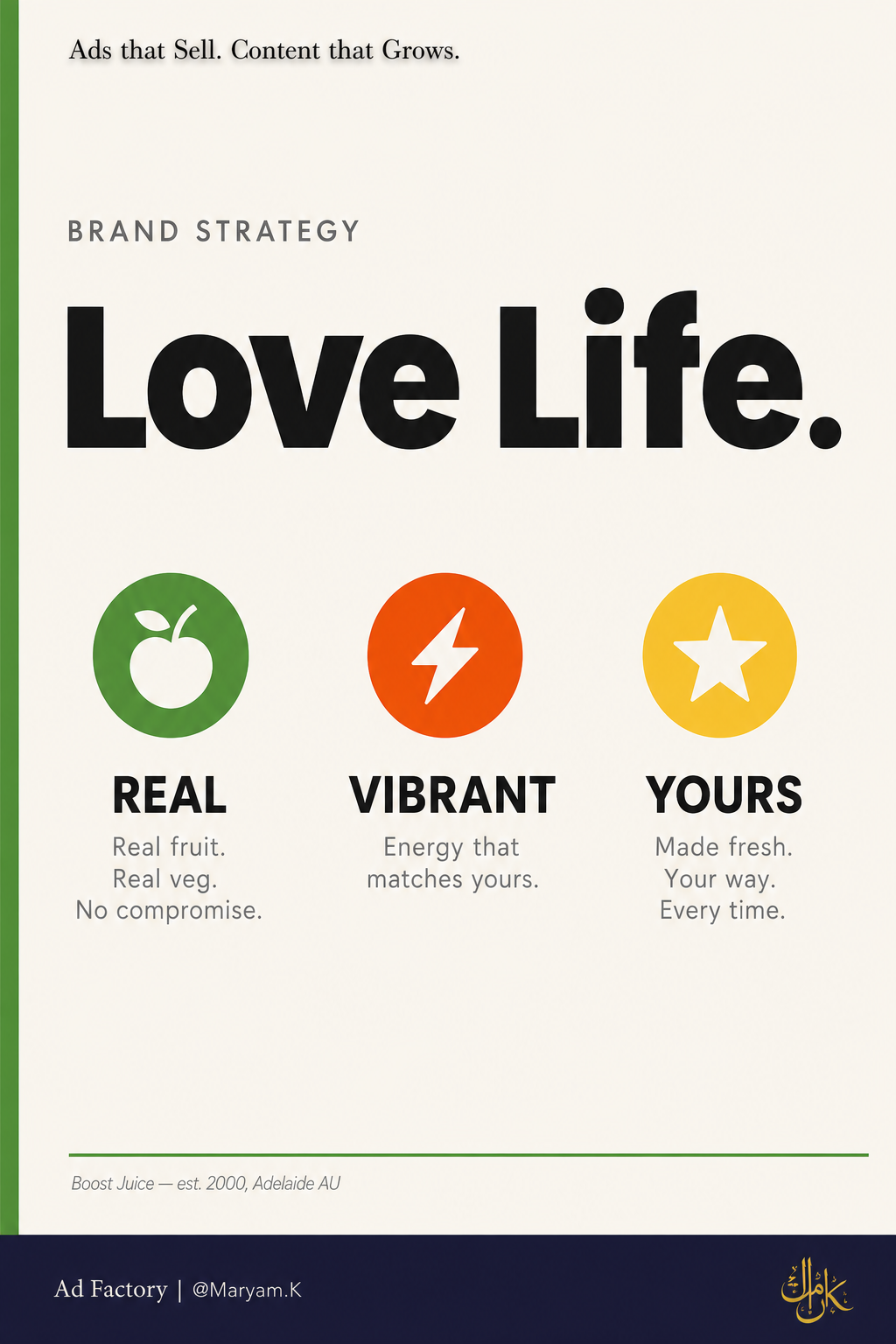 Boost Juice Branding Sample Carousel — slide 2