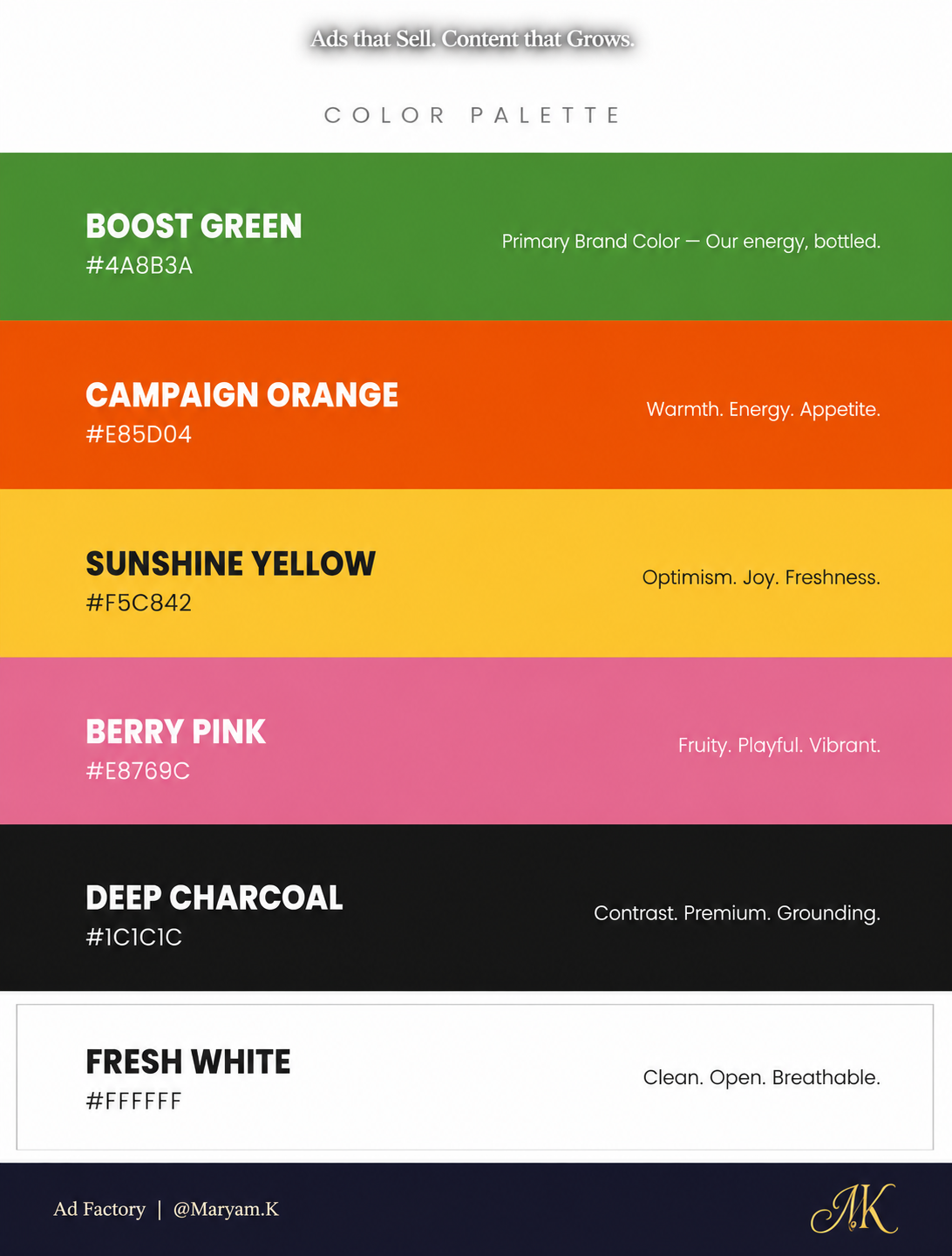 Boost Juice Branding Sample Carousel — slide 4