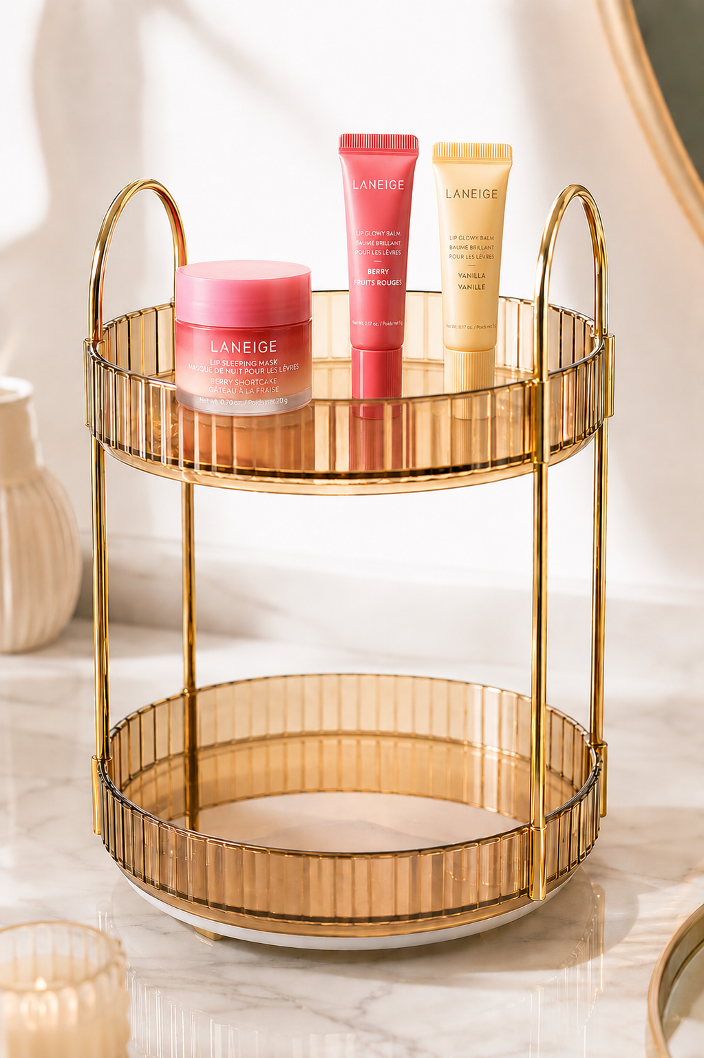 Rotating Makeup Organiser — slide 1