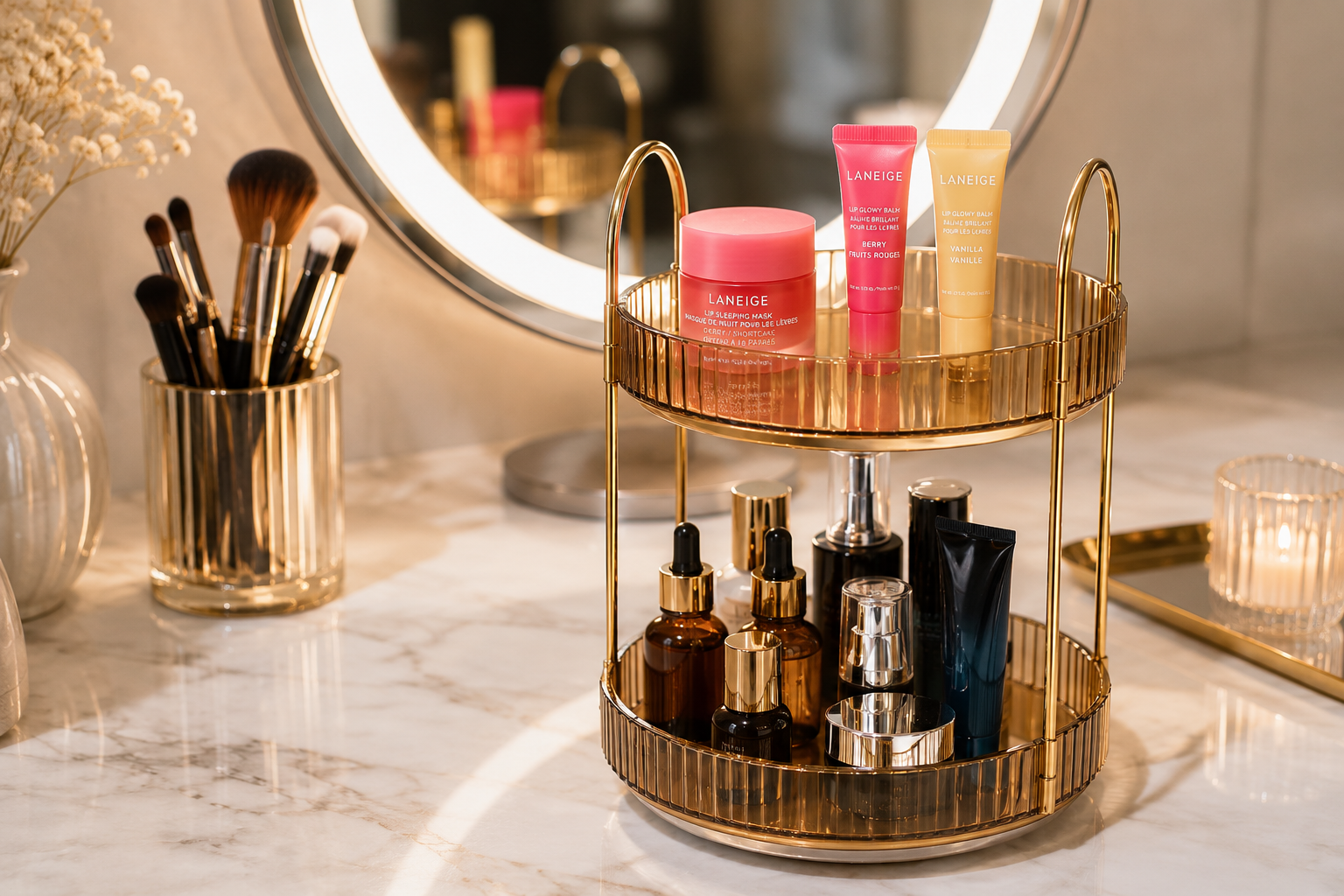 Rotating Makeup Organiser — slide 3